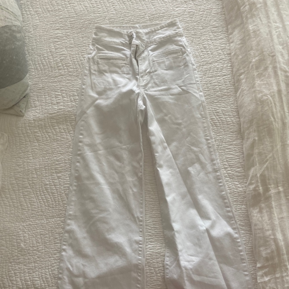 Frame le hardy white jeans